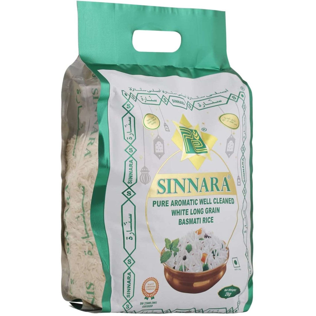 سنارة أرز بسمتي أبيض حبة طويلة نقي عطري 5 كغ