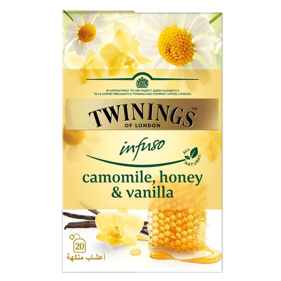 Twinings Infuso Camomile and Honey with Vanilla Tea Bags 20 Tea Bags