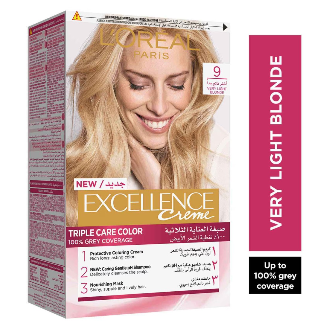 L&#39;Oreal Paris Excellence Cream Triple Care Permanent Hair Colour 9 Very Light Blonde