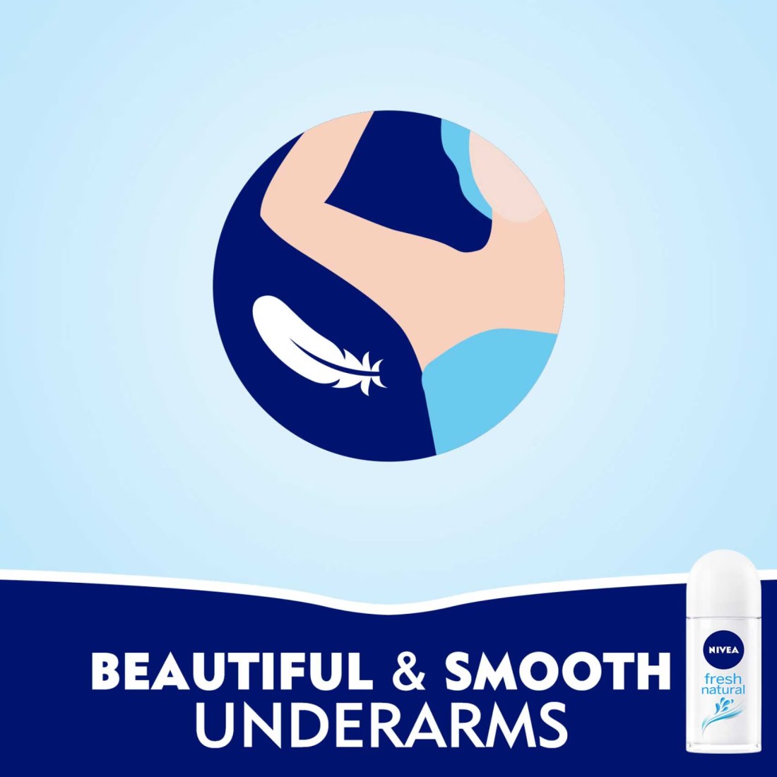 NIVEA Deodorant Roll-on for WoMen Fresh Natural Ocean Extracts 50ml