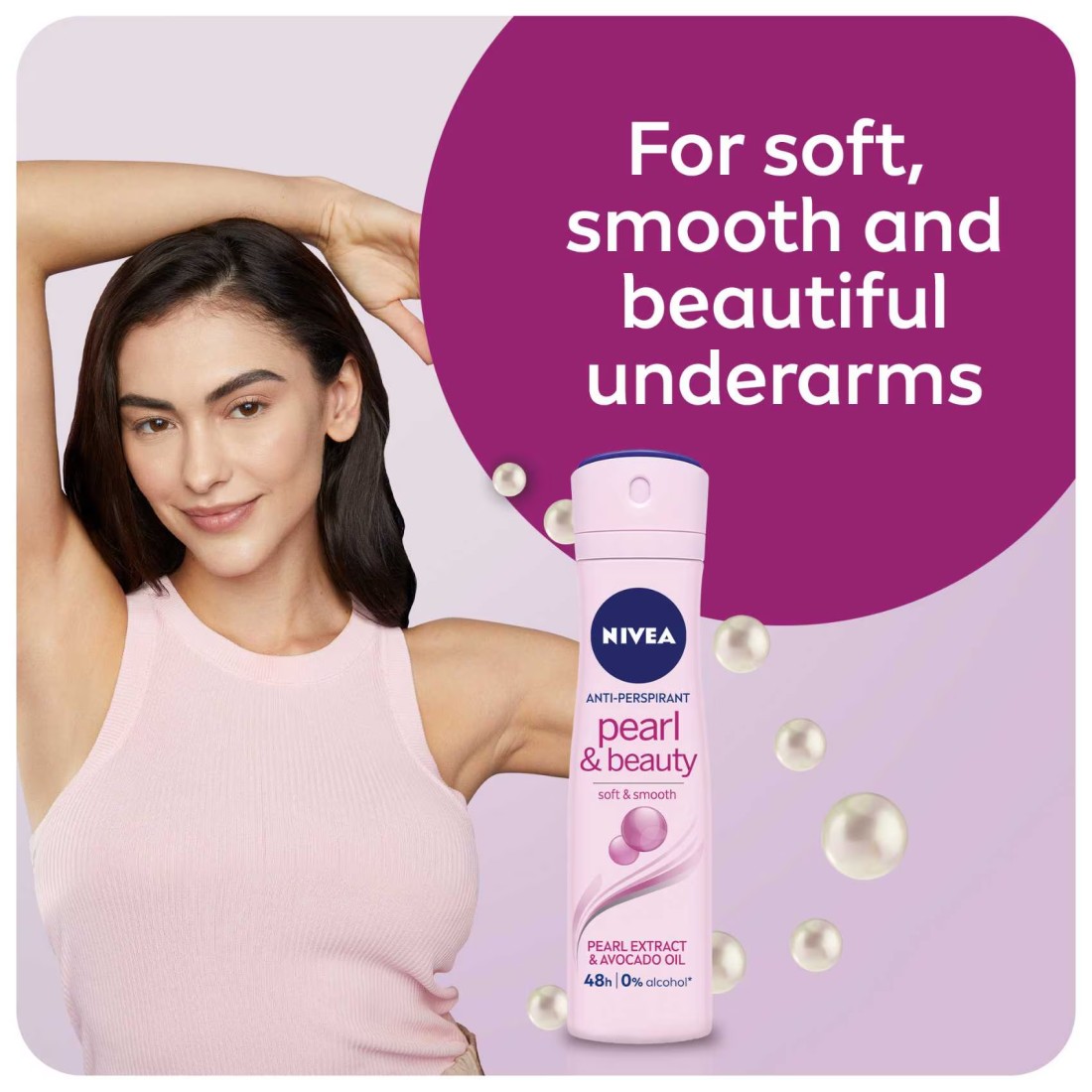 NIVEA Pearl &amp; Beauty Anti-Perspirant Women Deodorant Spray 50ml
