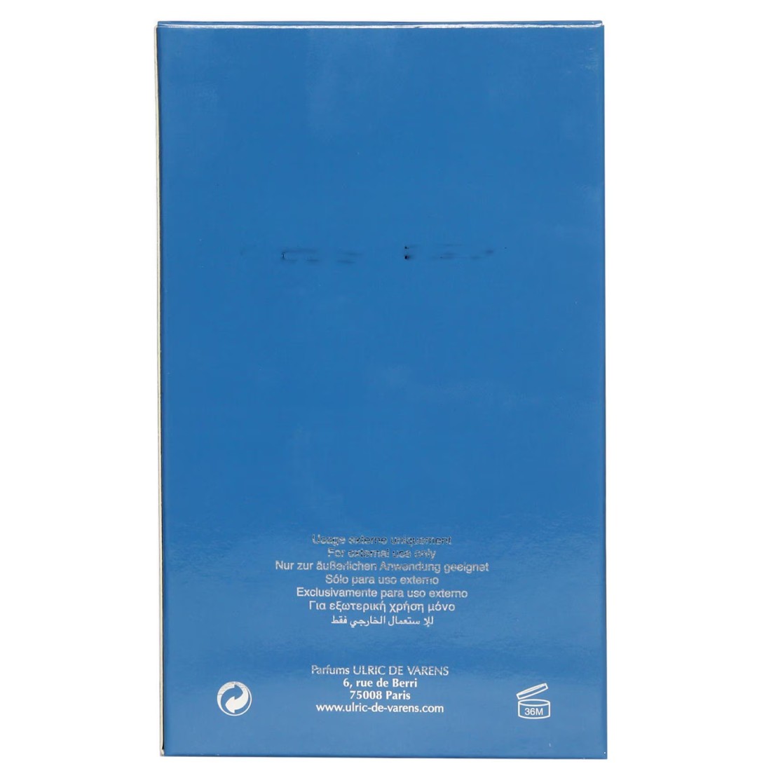 Ulric De Varens Blue Perfume Clear 100ml