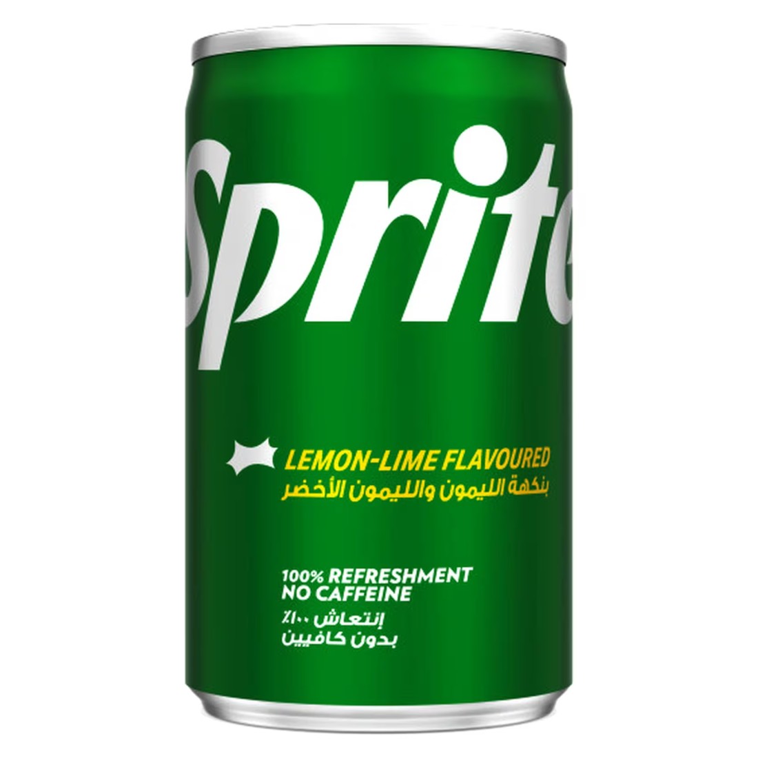 Sprite Regular Lemon Lime Flavoured Carbonated Soft Drink Can 150ml