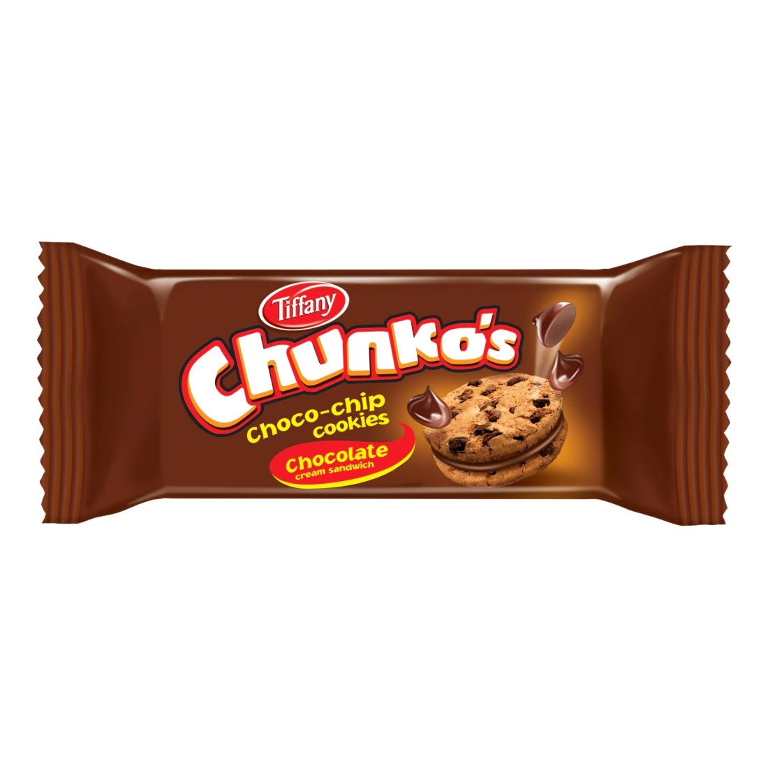 Tiffany Chunko&#39;s Choco Chip Cookies, 43g Pack of 10