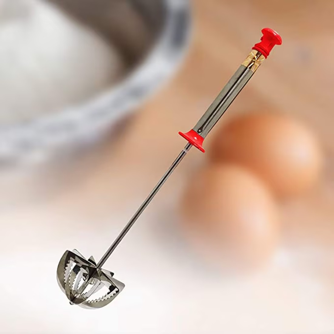 Action Mandira Easy Stainless Steel Mixi Fantastic Silver And Red