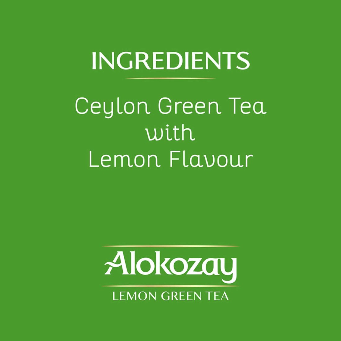 Alokozay Lemon Green Tea 25 Tea Bags