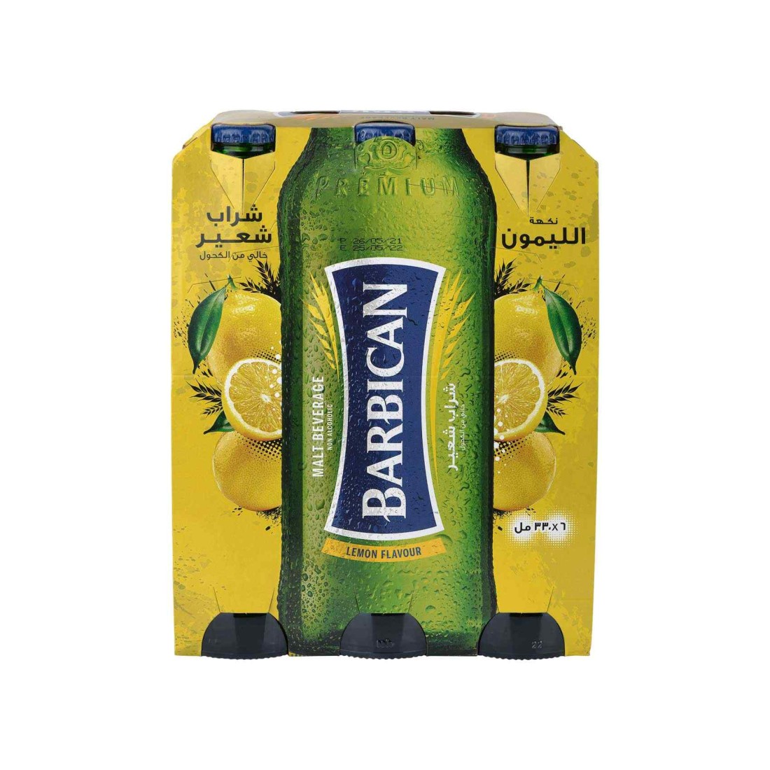 Barbican Lemon Flavoured Non-Alcoholic Malt Beverage 330ml Pack of 6