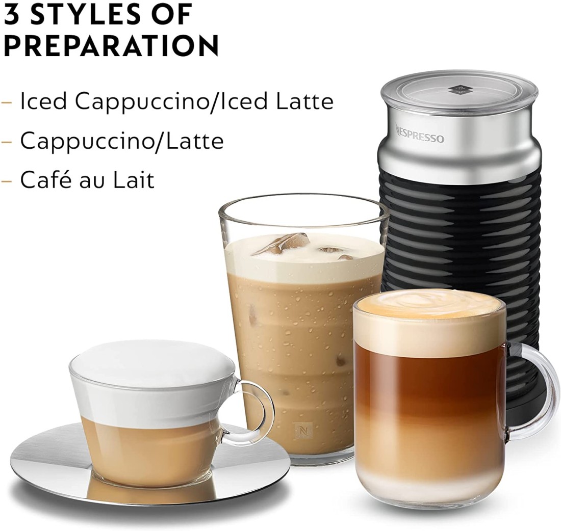 Nestle Nespresso Aeroccino3 Milk Frother