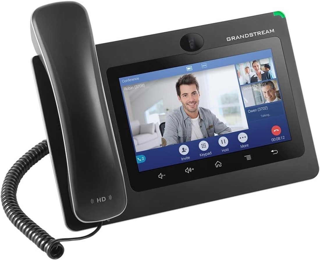 Grandstream Networks Gxv3370 IP Phone Black 16 Lines LCD Wifi
