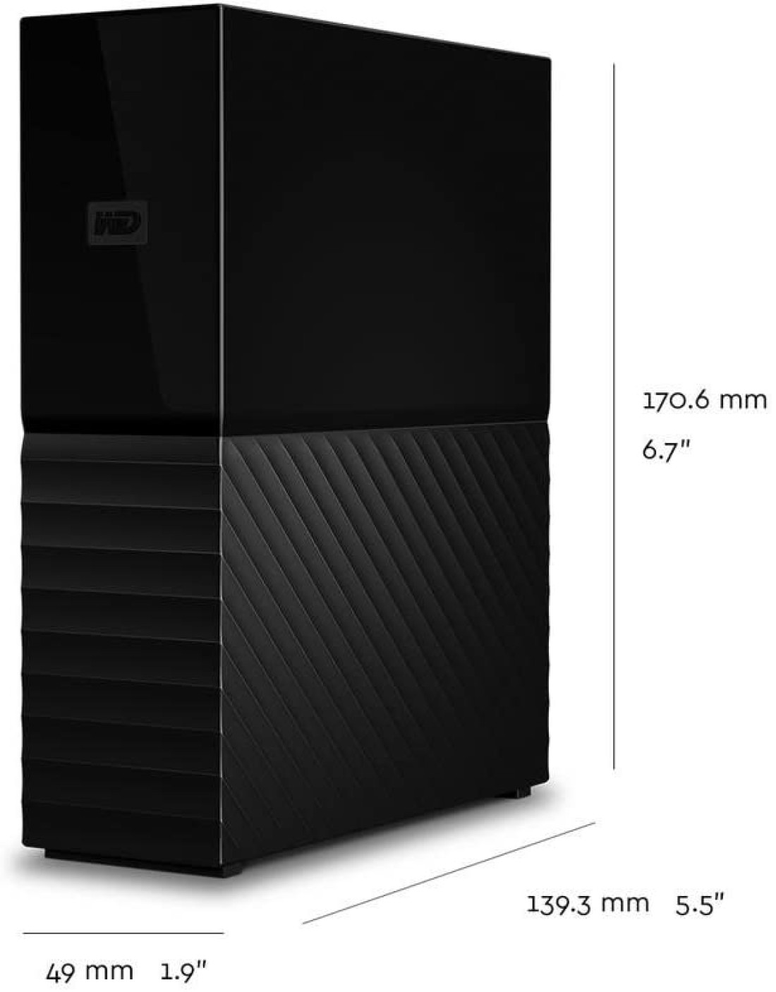 Western Digital 4TB My Book Desktop USB 3.0 External Hard Drive Black - WDBBGB0040HBK-EESN