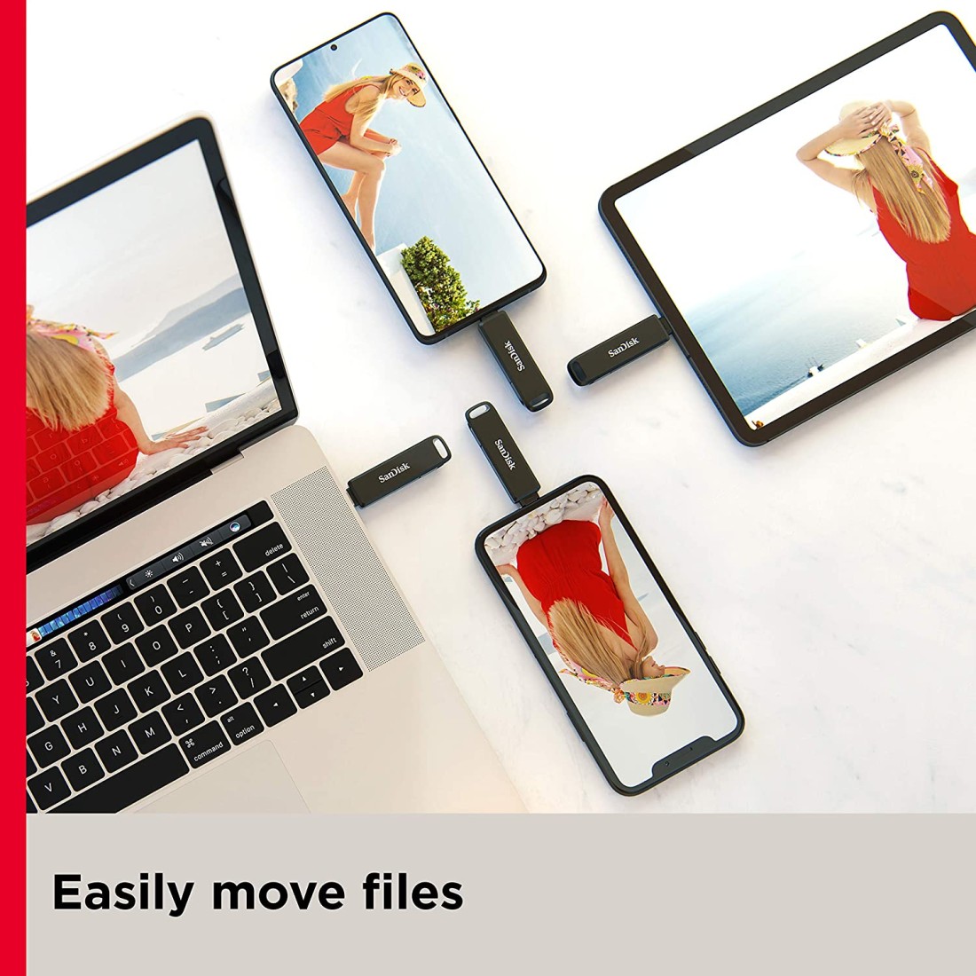 Sandisk 256GB Ixpand Flash Drive Luxe For Iphone And Usb Type-C Devices - Sdix70N-256G-Gn6Ne