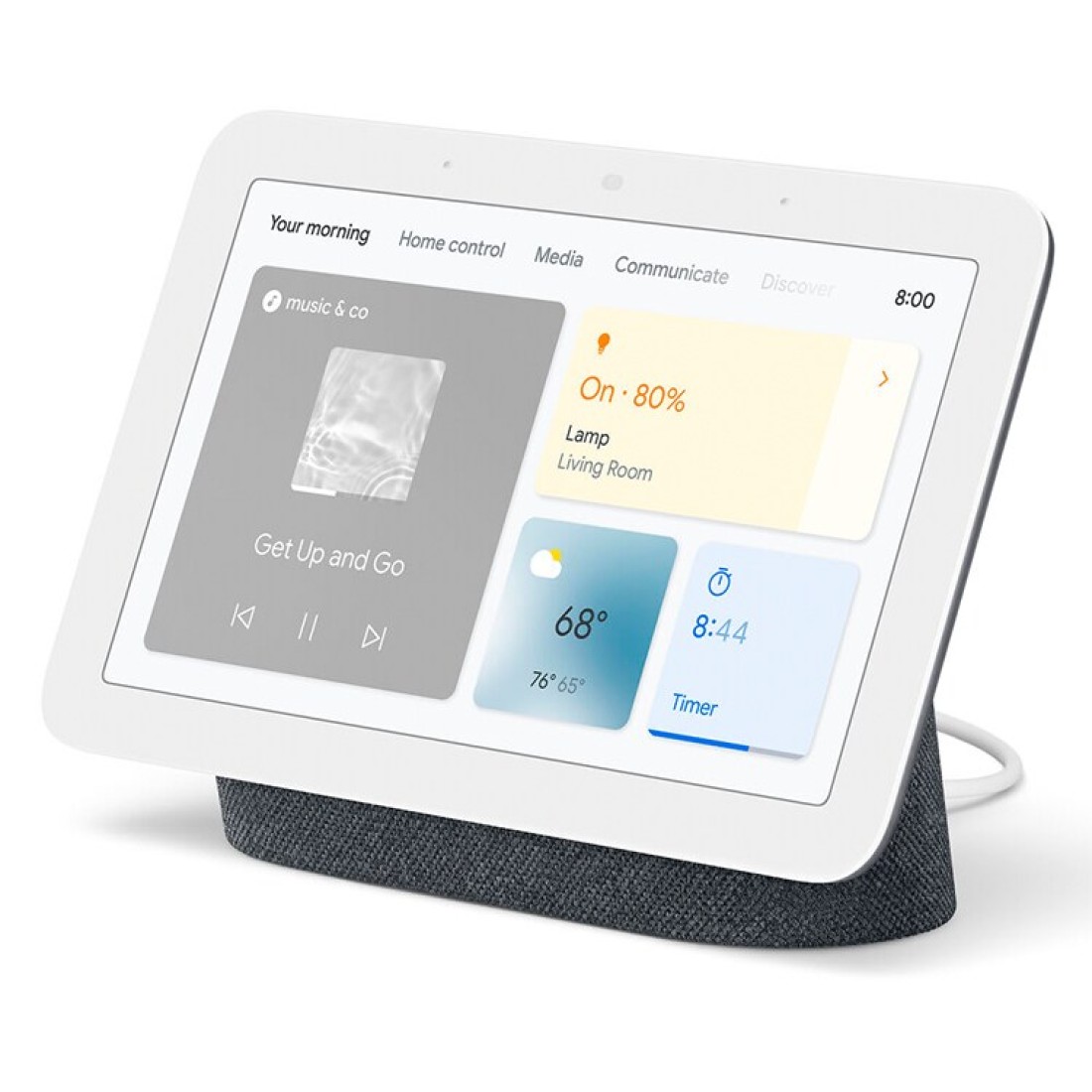 Google Nest Hub (2nd Gen) Smart Display &ndash; Charcoal (ga01892-us)