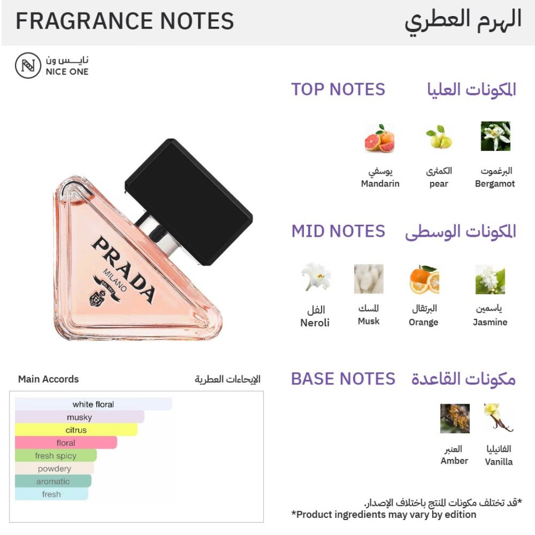 برادا عطر بارادوكس للنساء - او دو برفيوم
