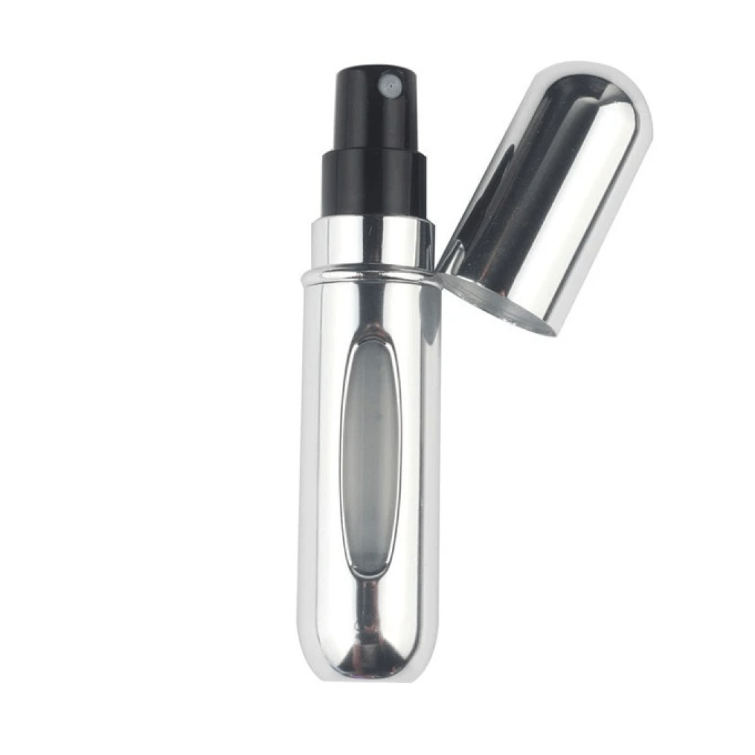 Blanco Mini Perfume Atomizer Bottle - Silver - N-103