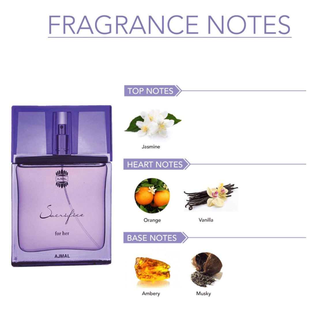 Ajmal Sacrifice For Women - Eau De Perfum