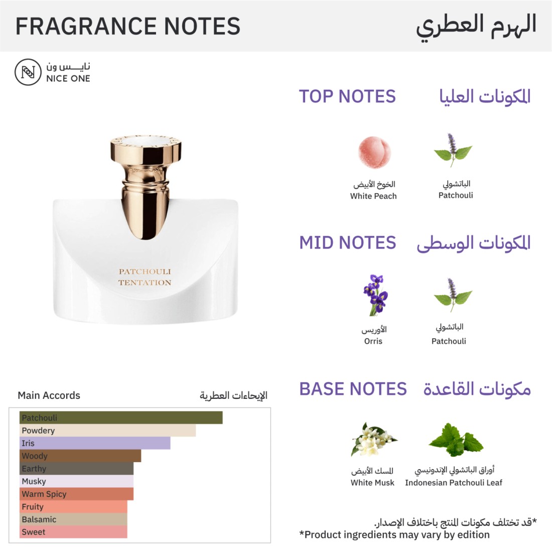 Bvlgari Splendida Patchouli Tentation For Women - Eau de Parfum