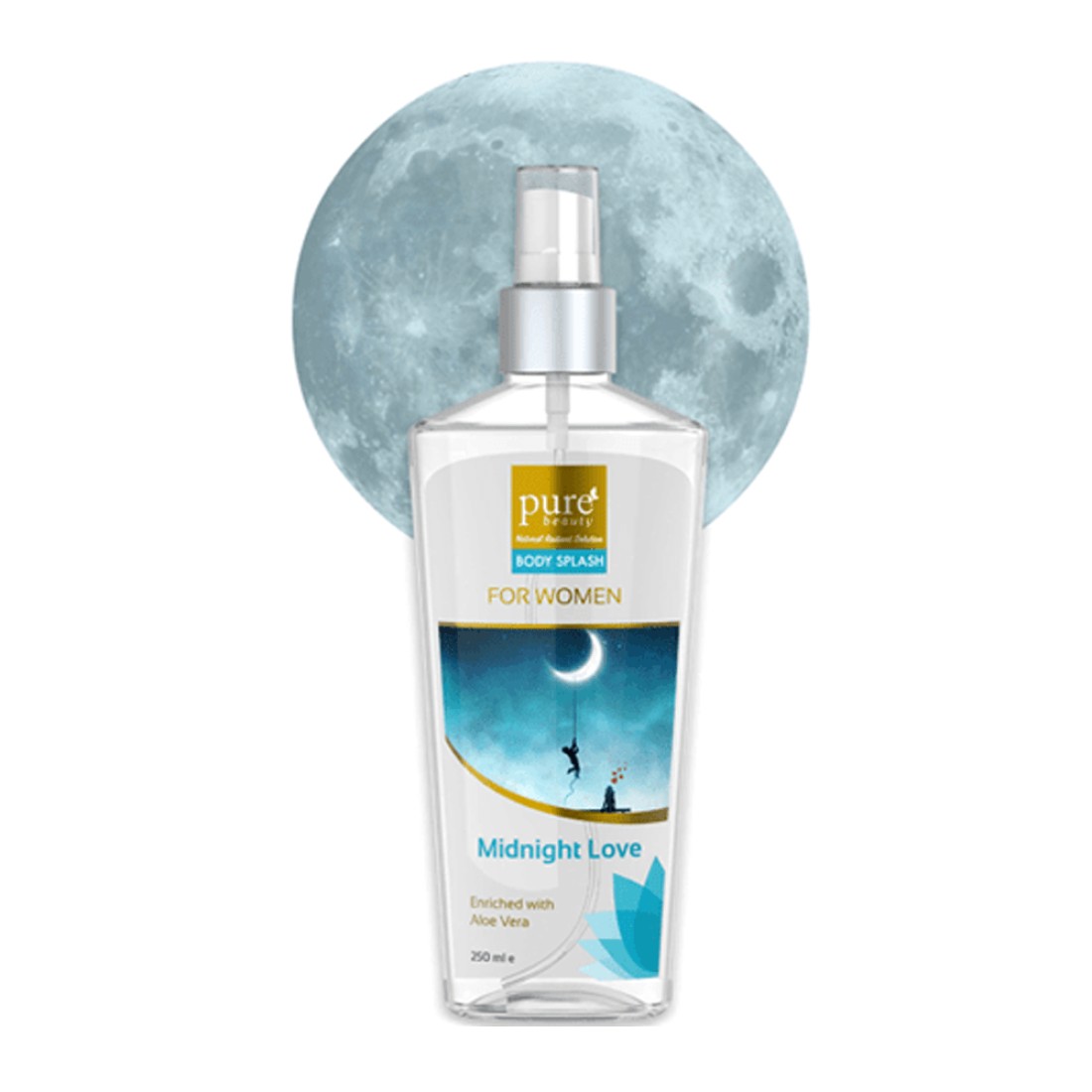 Pure Beauty Body Splash Midnight Love For Women - 250ml