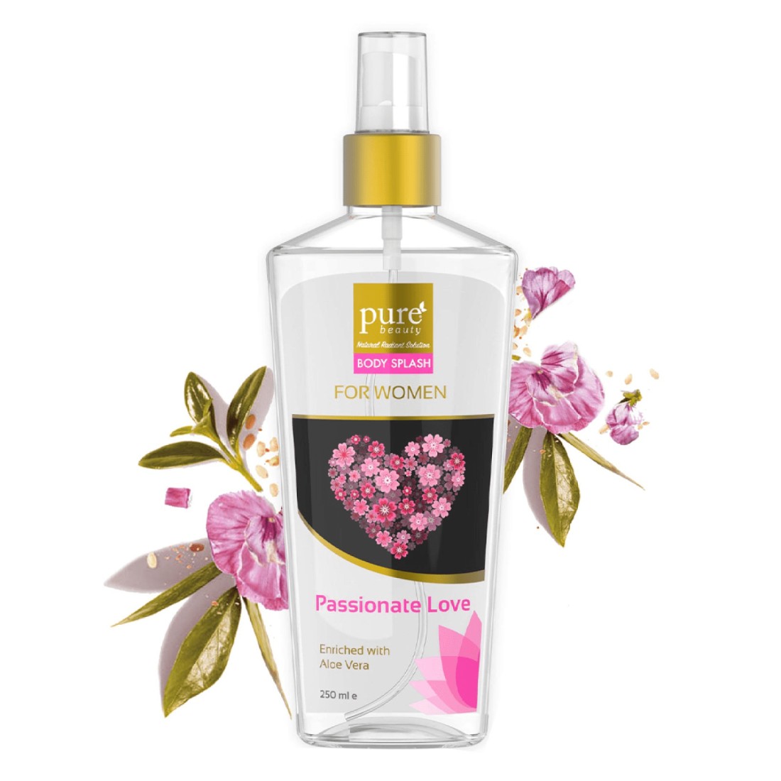 Pure Beauty Body Splash Passionate Love For Women - 250ml