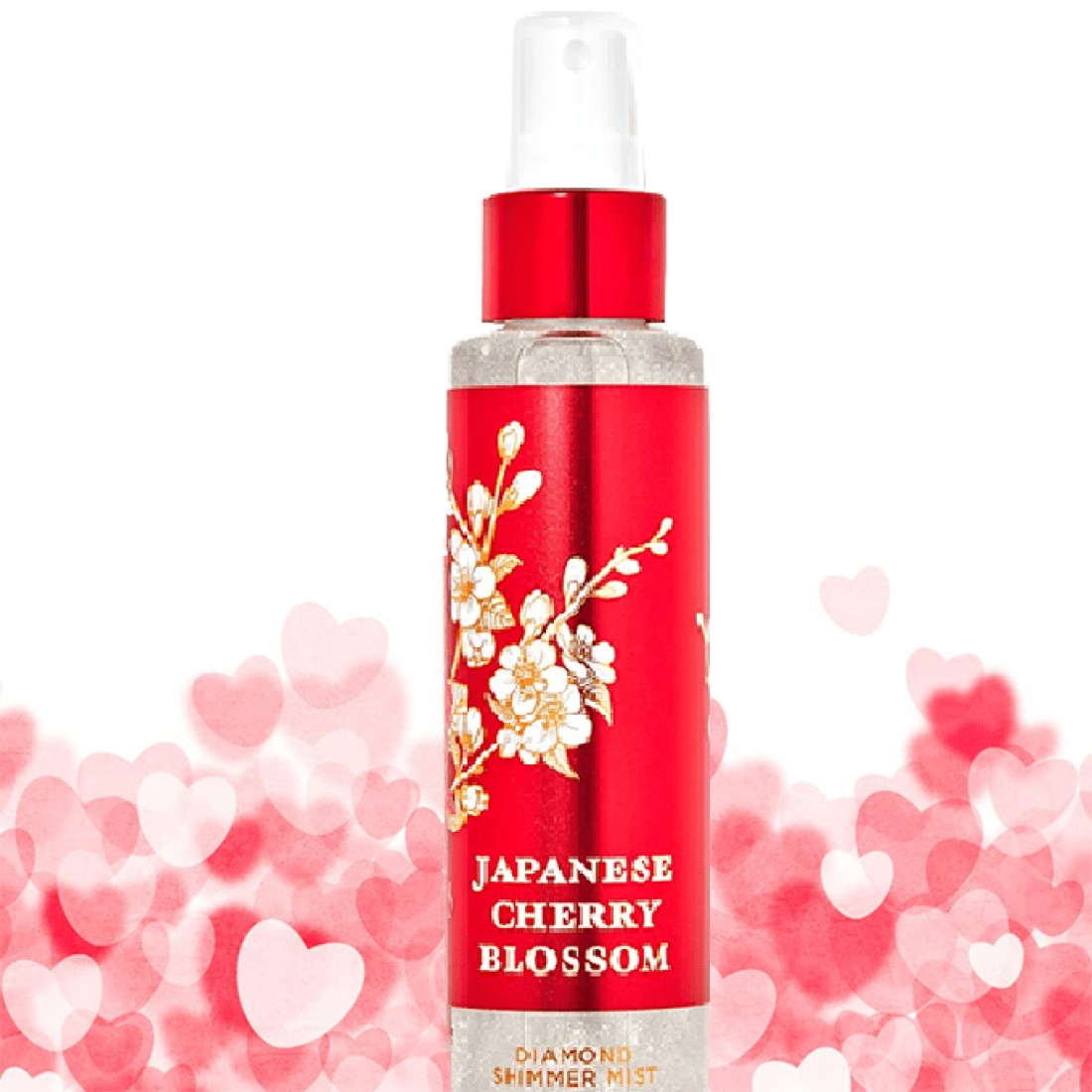 Bath & Body Works Japanese Cherry Blossom Diamond Shimmer Mist For Women- 145ml