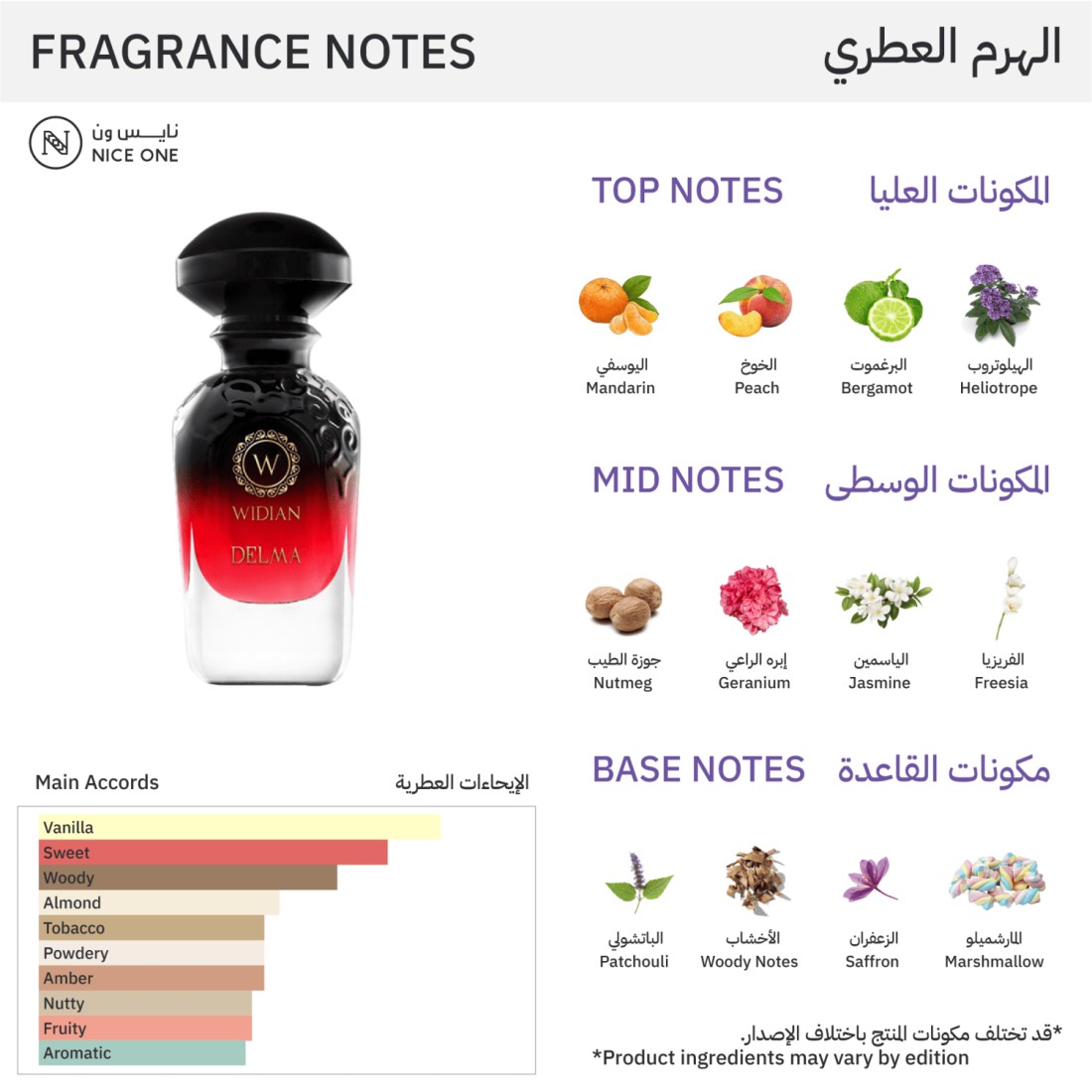 Widian Delma For Women - Eau de Parfum