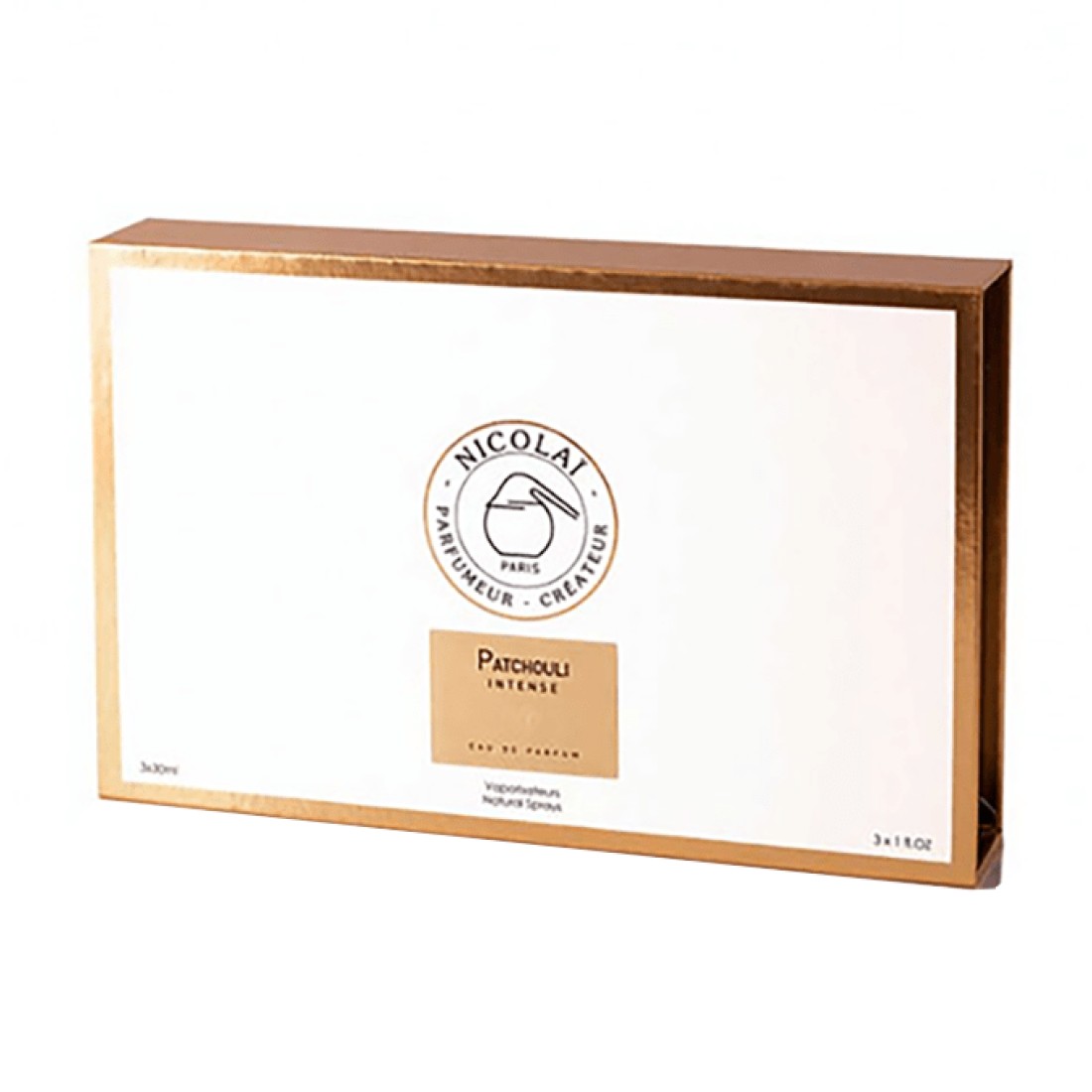 Nicolai Parfumeur Createur Patchouli Intense Gift Set - Eau De Parfum - 3 pieces