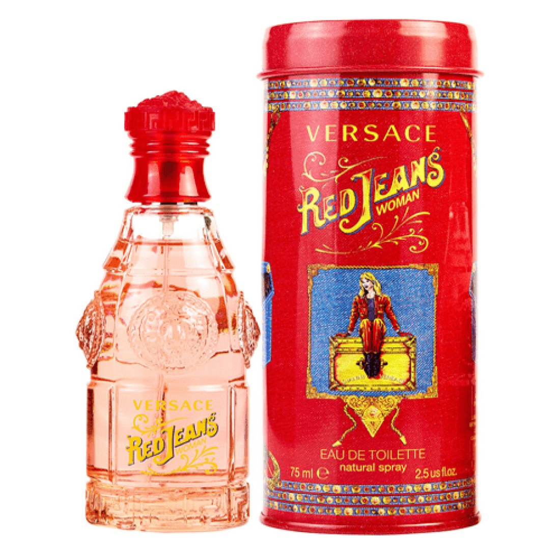 Versace Red Jeans For Women - Eau De Toilette - 75ml