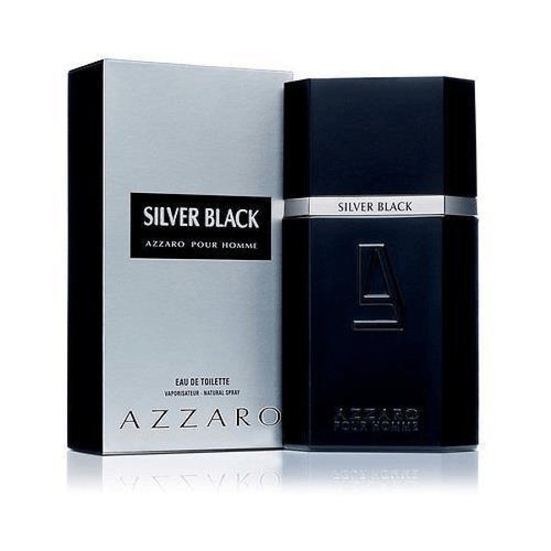 Azzaro Silver Black For Men - 100ml - Eau de Toilette