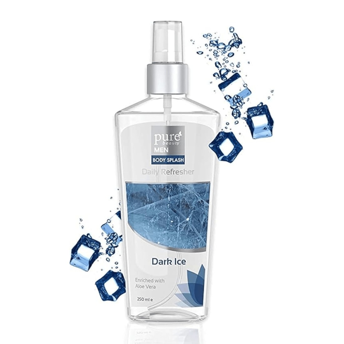 Pure Beauty Men Body Splash Dark Ice - 250ml