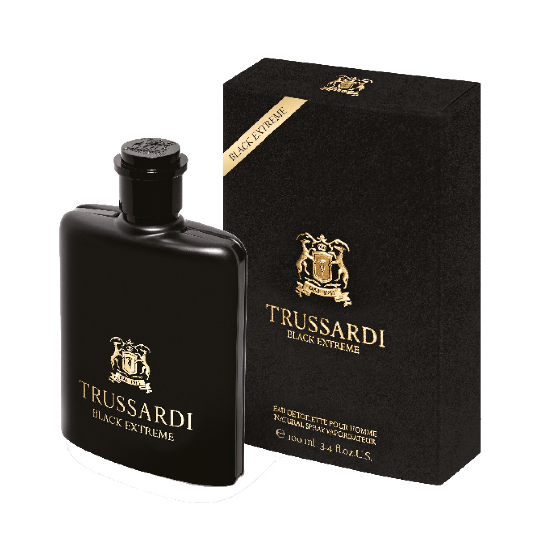 Trussardi Black Extreme For Men - Eau De Toilette