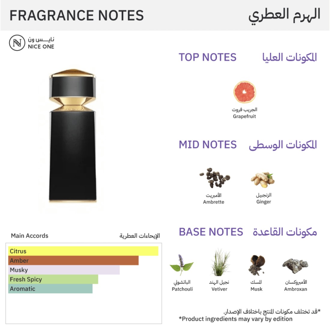Bvlgari Le Gemme Tygar For Men - Eau de Parfum