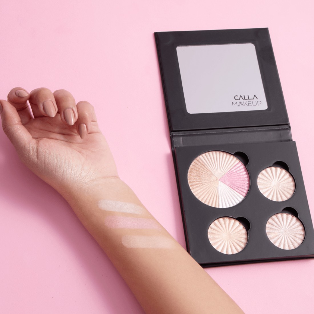 CALLA Makeup EssentielsTeint Highlighter Palette- 4colors