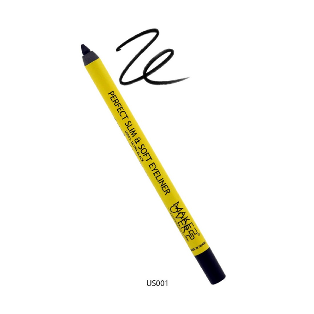 Make Over 22 Perfect Slim & Soft Eyeliner Waterproof - Ultra Black - US001