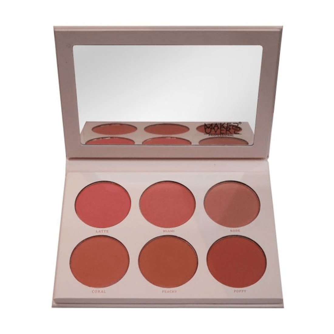 Make Over 22 Nude Cheek 6 Colour Palette Blush - M3202