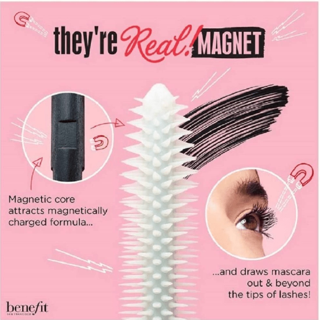 Benefit They're Real! Magnet Extreme Lengthening Mascara - Black
