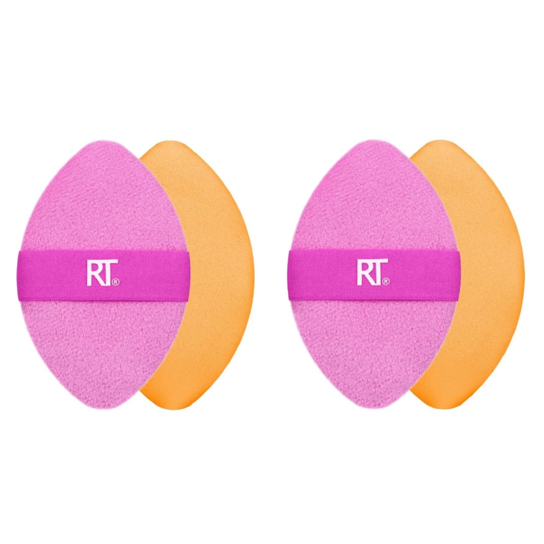 Real Techniques Miracle 2-In-1 Powder Puff Duo - 2 Pieces