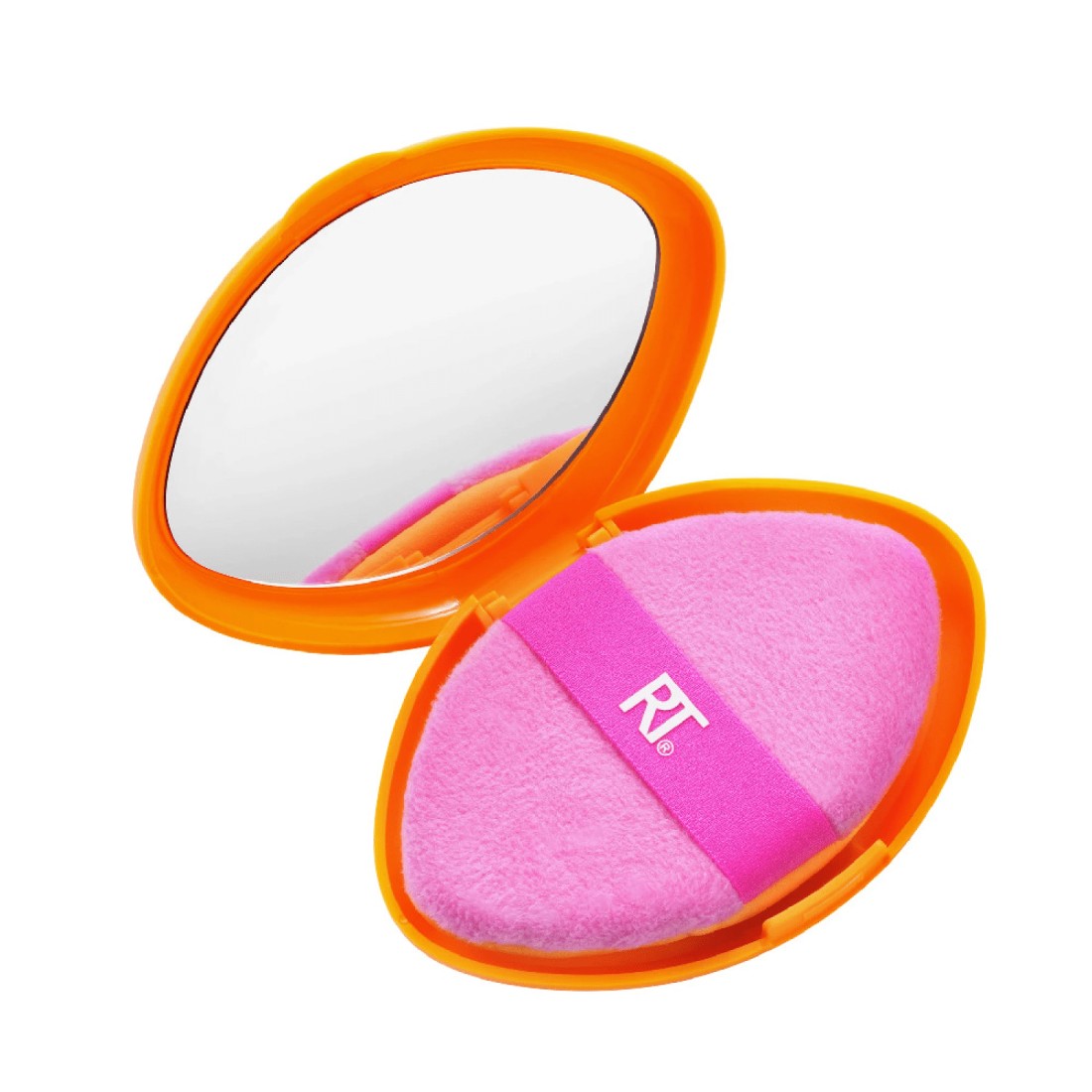 Real Techniques Miracle 2-In-1 Powder Puff + Travel Case - 2 Pieces