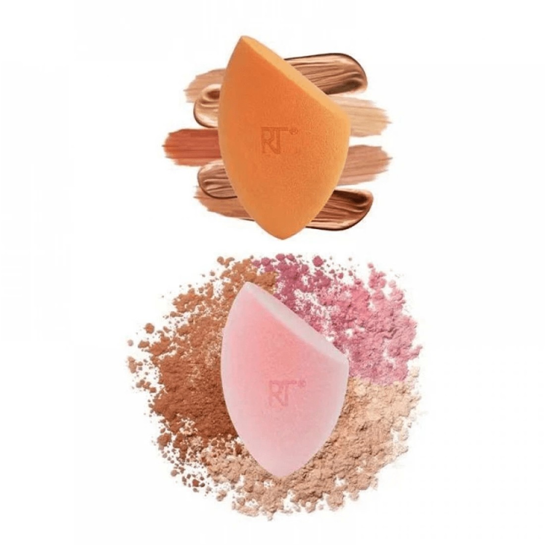 Real Techniques Miracle Complexion Sponge & Miracle Powder Sponge Set - 2 Pieces