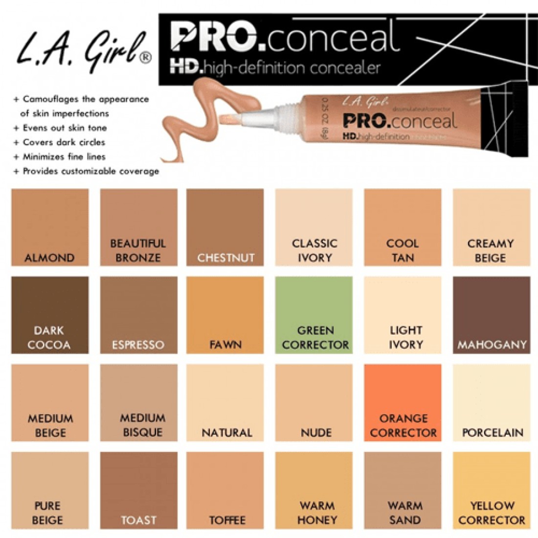 L.A.Girl Pro Conceal Concealer - GC987