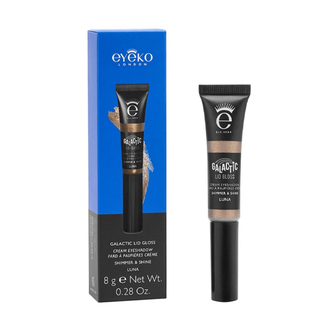 Eyeko Galactic Lid Gloss Creamy Eyeshadow - Luna