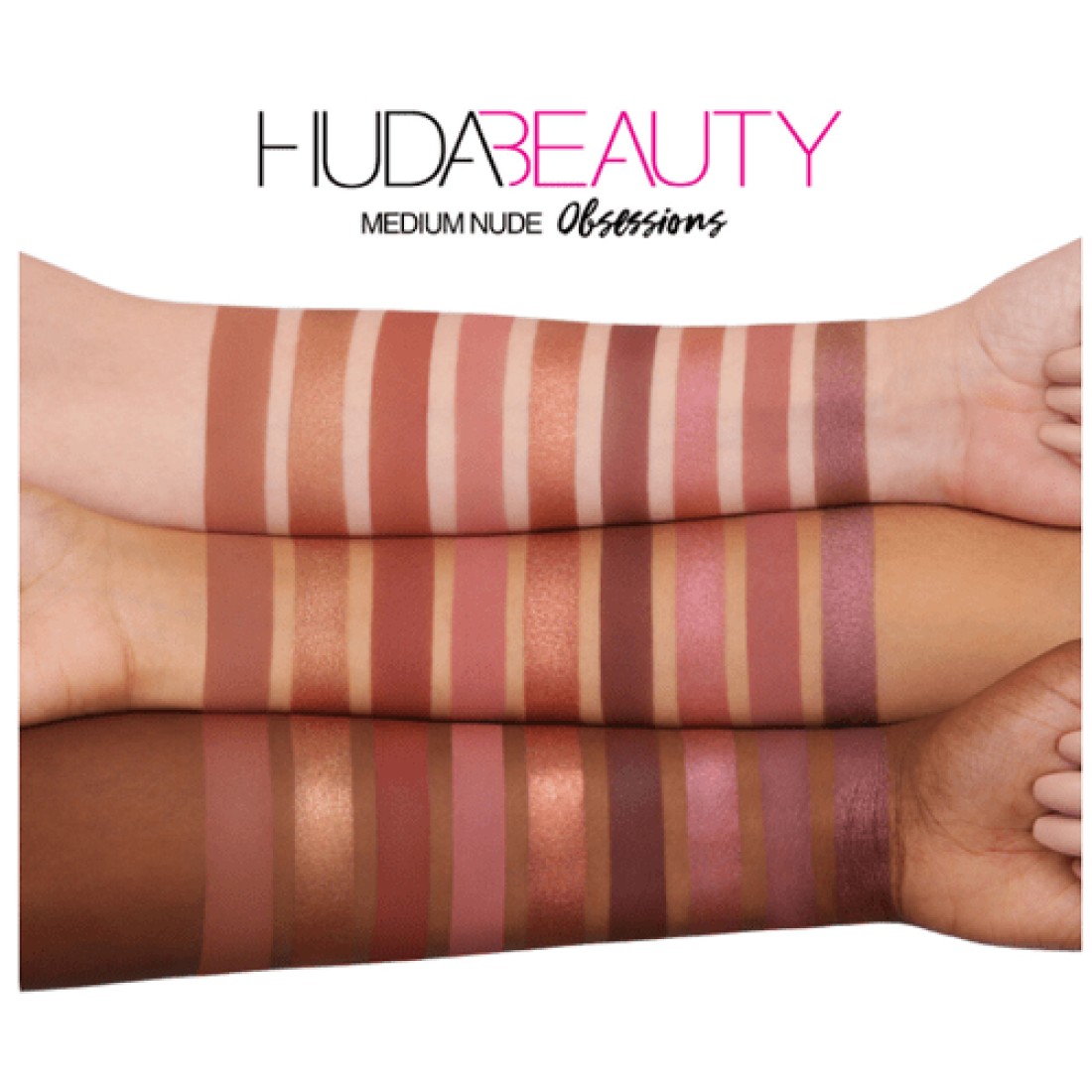 Huda Beauty Medium Nude Obsessions Eyeshadow Palette