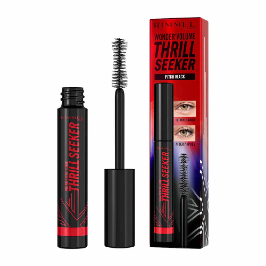 Rimmel London Wonder Volume Thrill Seeker Mascara - 004 Pitch Black