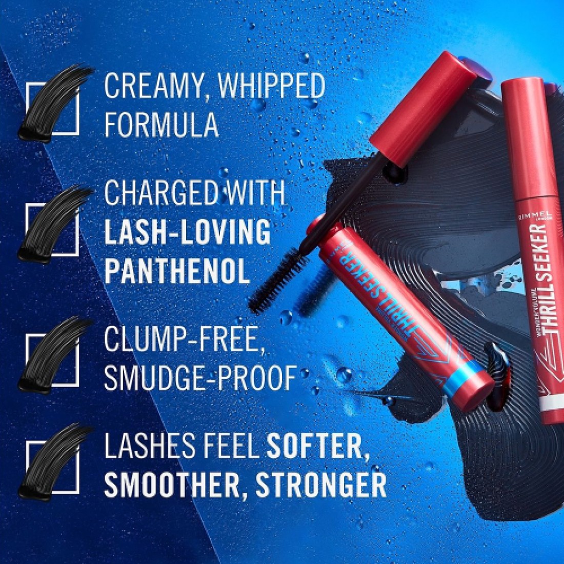 Rimmel London Wonder'Volume Thrill Seeker Waterproof Mascara - Black