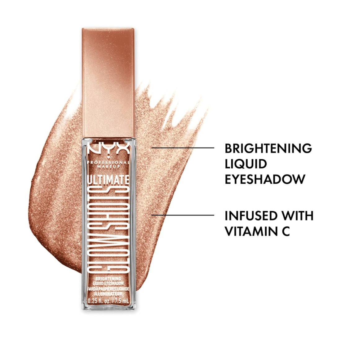 NYX Liquid Eyeshadow Ultimate Glow Shots - 06 Golden Goji