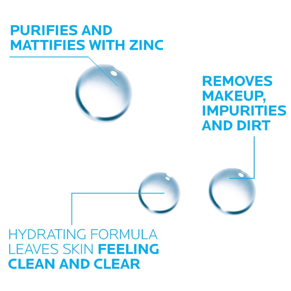 La Roche-Posay Effaclar Micellar Water Makeup Remover for Oily Skin - 400ml