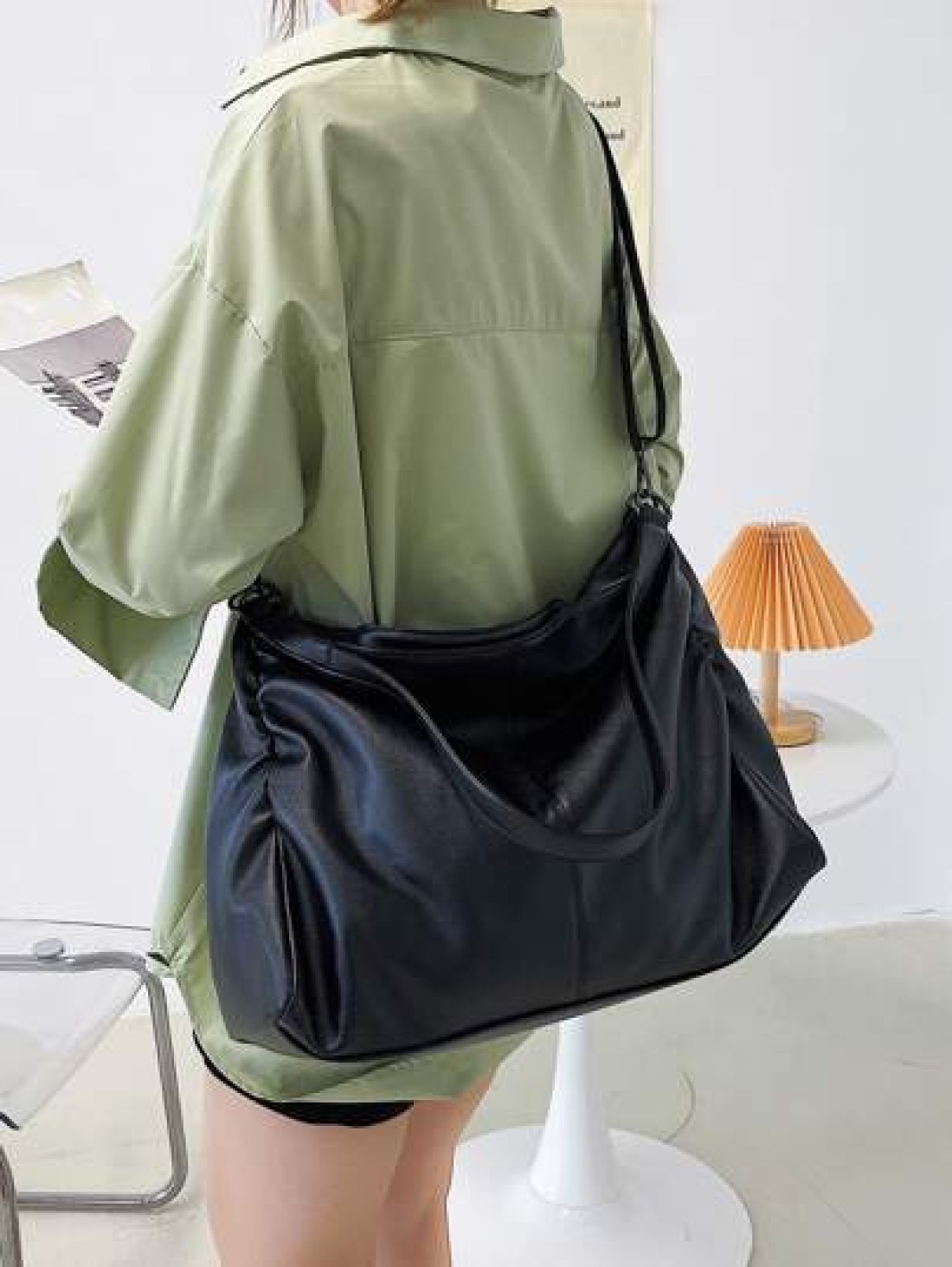 Lightweight Business Casual Minimalist Shoulder Tote Bag For Teen Girls Women College Students Rookies White Collar Workers Perfect For Office College Work Business Commute Outdoors Travel Outings Fas