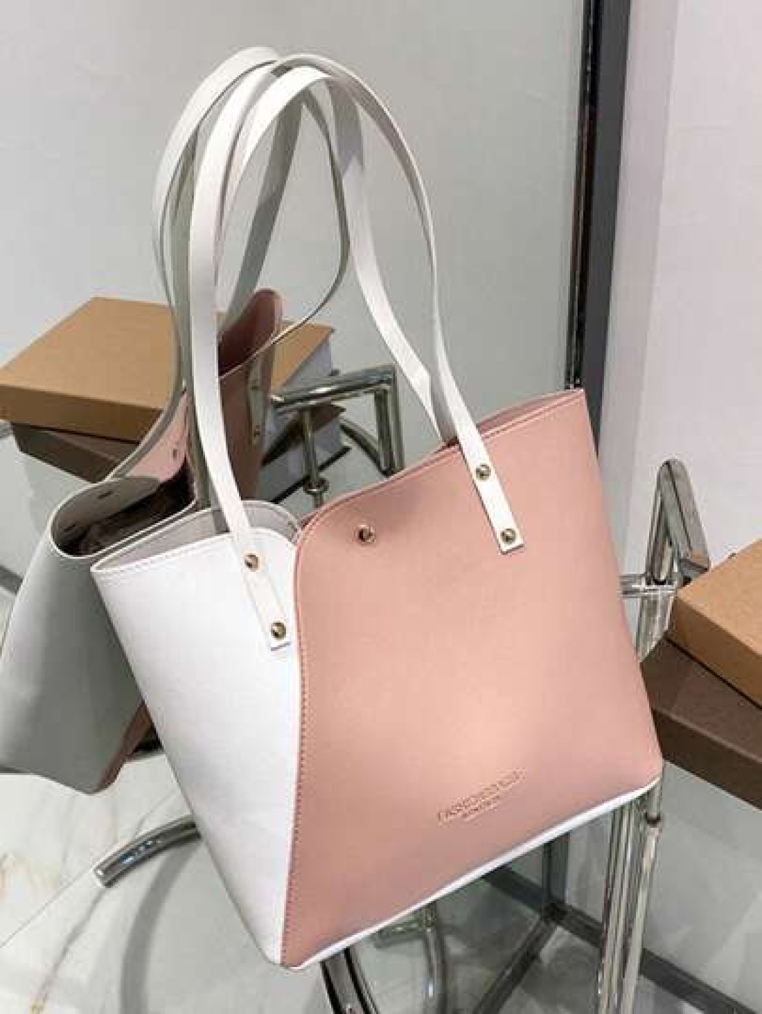 Tote Bag For Girls Lightweight Faux Leather With Top Handle Perfect For Daily Commute Travel Tote Bags For Ladies