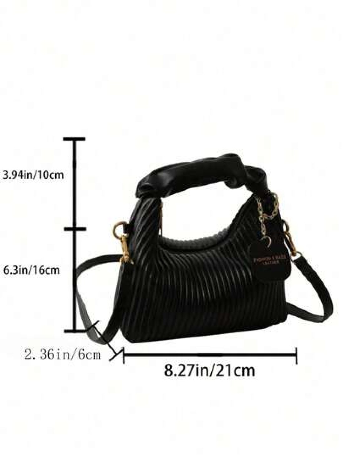 Stylish Minimalist All Match Pleated Woven PU Zipper Handbag Mini Portable Shoulder Bag Perfect For Women Shopping Dating Party Gift