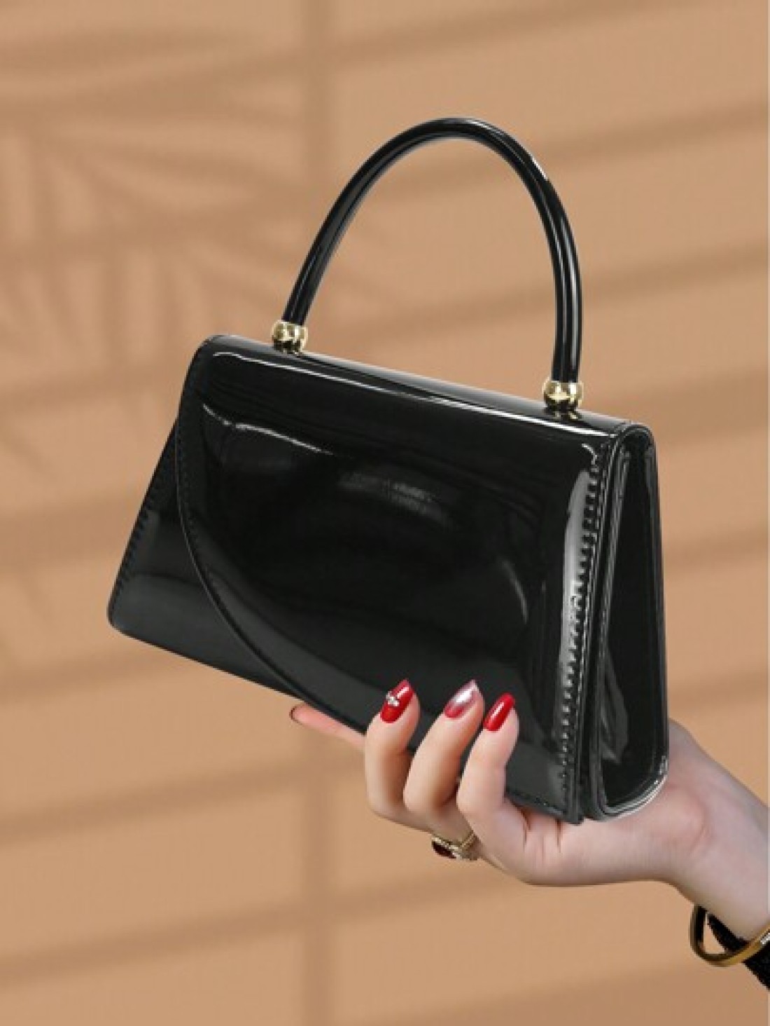 Fashion Solid Color Mirrored Handbag Evening Bag Charming And Elegant Women s Business Bag Suitable For Party Girls College Students Brides Match With Party Dresses Wedding Dresses Evening Dresses Tig