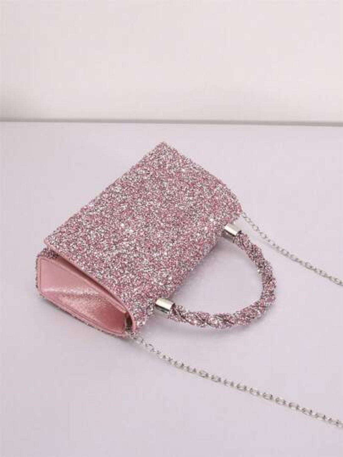 Glitter Bling Shiny Glamorous Elegant Exquisite Fashionable Exquisite Rhinestone Decoration Evening Clutch Dinner Bag Evening Bag For Party Girl Woman For Female Perfect For Party Wedding Prom Dinner
