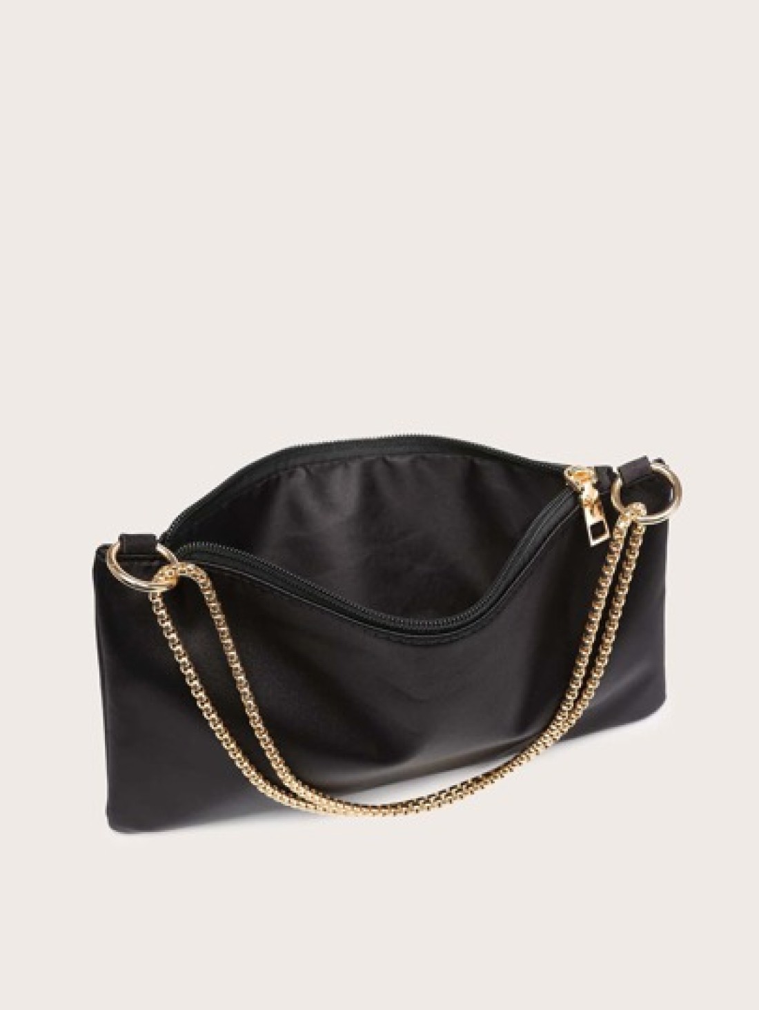 Lightweight Business Casual Satin Ring Linked Square Bag Evening Bag Dinner Bag Glamorous Elegant Exquisite Quiet Luxury Rhinestone For Party Girl Woman Bride Perfect For Party Dinner Banquet